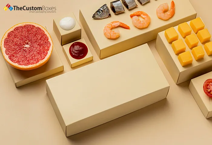 Affordable Food Packaging Boxes with Logo | The Custom Boxes