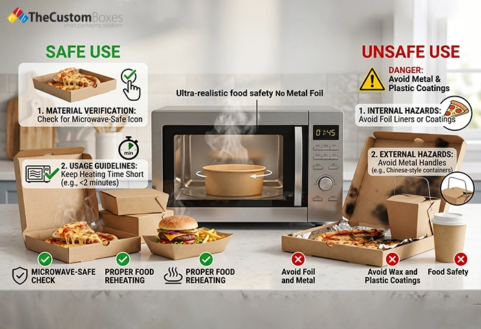 Is it safe to microwave cardboard