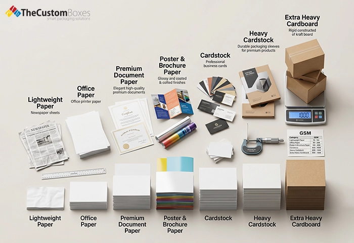 Types of Paper Based on GSM